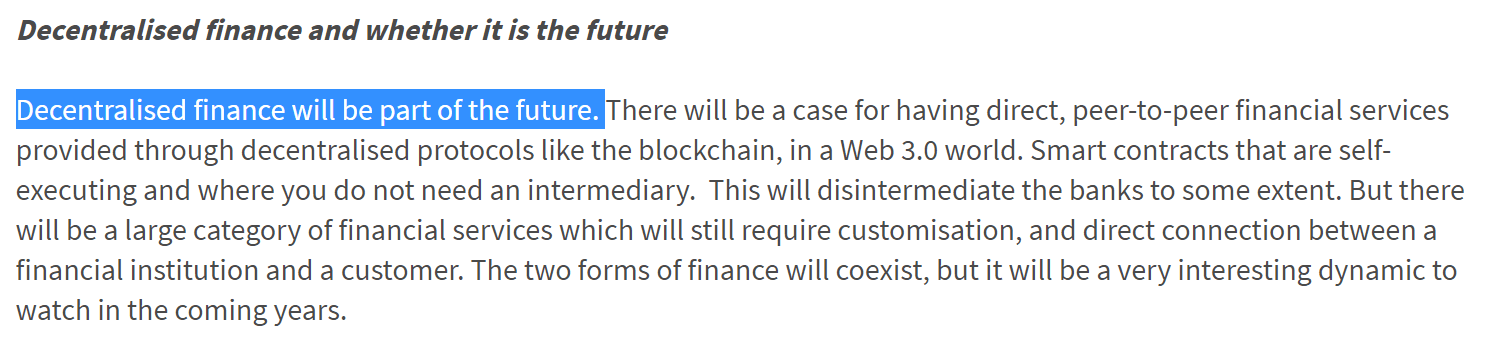 "MAS’ Approach to the Crypto Ecosystem" - Summary of Keynote Interview by Mr Ravi Menon, Managing Director, Monetary Authority of Singapore, at the Financial Times’ Crypto & Digital Assets Summit on 27 April 2022