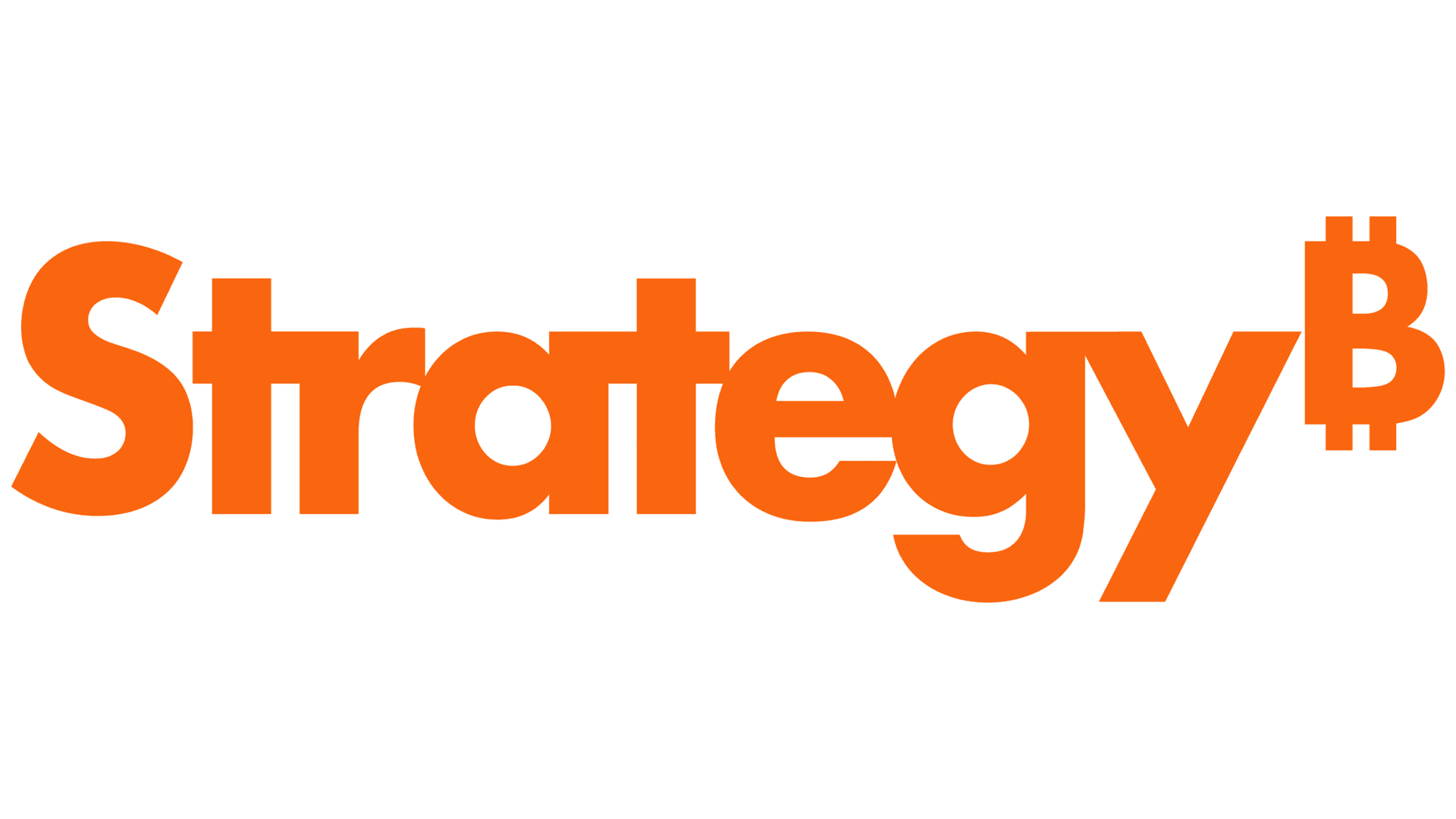 Strategy Inc.의 주황색 브랜드 마크.